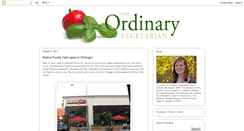 Desktop Screenshot of ordinaryvegetarian.com